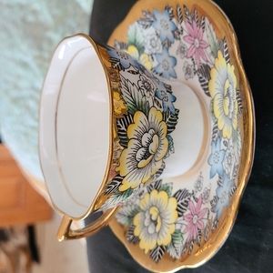 *HOST PICK* Rosina Queens Pattern Bone China Cup and Saucer Pattern #4983.